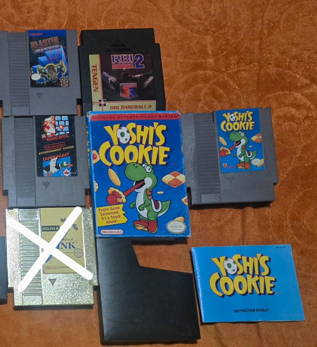 Nintendo Nes game bundle including Yoshi's Cookie! trades considered!