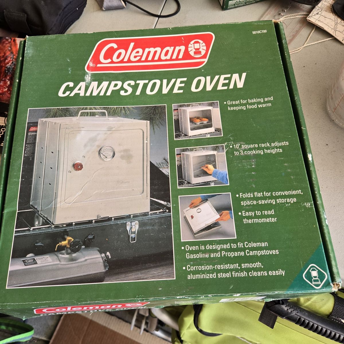 Coleman Campstove Oven - Portable 10" Adjustable Rack for Baking & Warming Food
