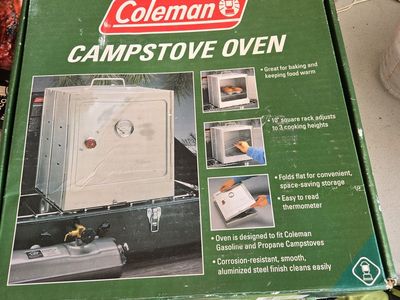 Coleman Campstove Oven - Portable 10" Adjustable Rack for Baking & Warming Food