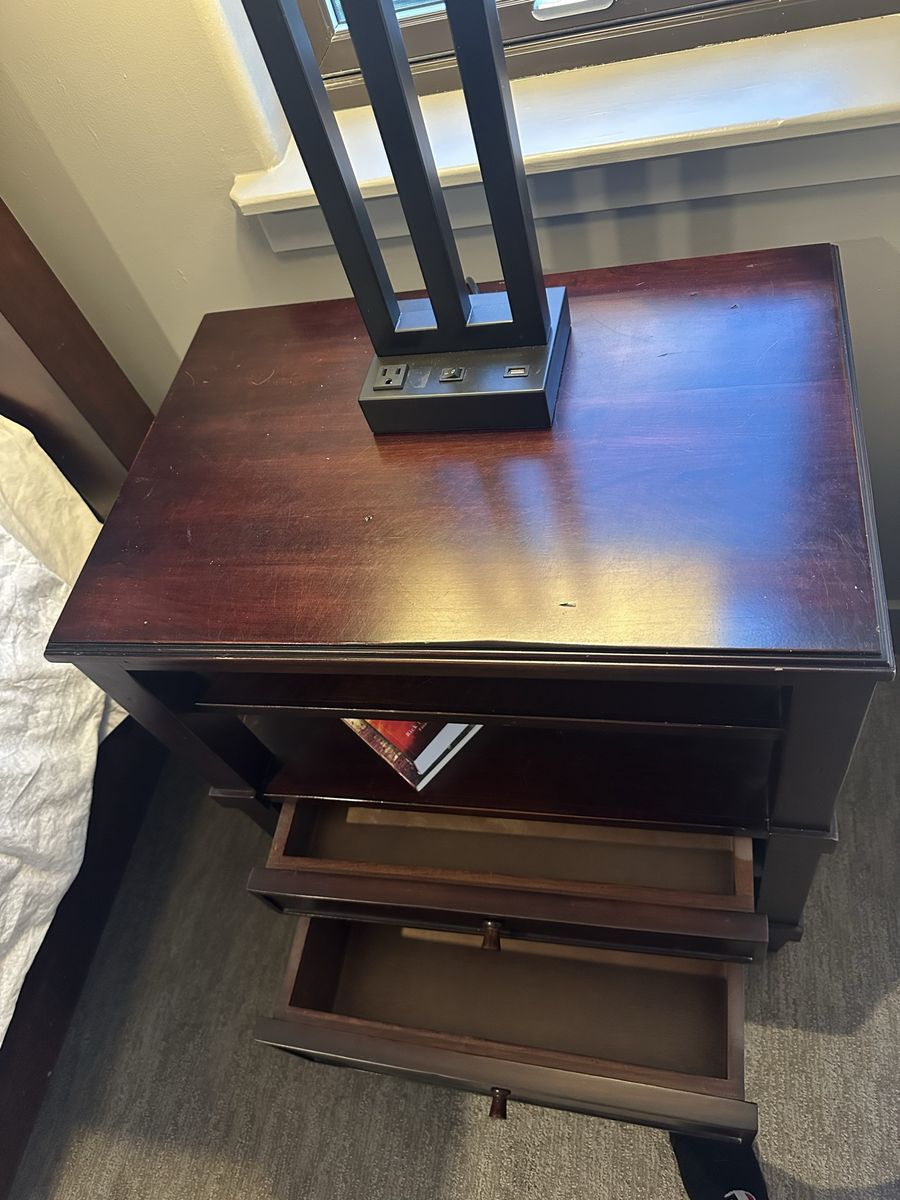 Solid wood night stands