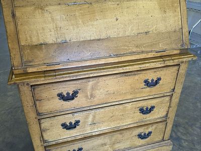 Antique Bureau Desk with three drawers