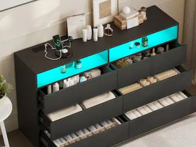 New 6 Drawer Dresser Storage Cabinet