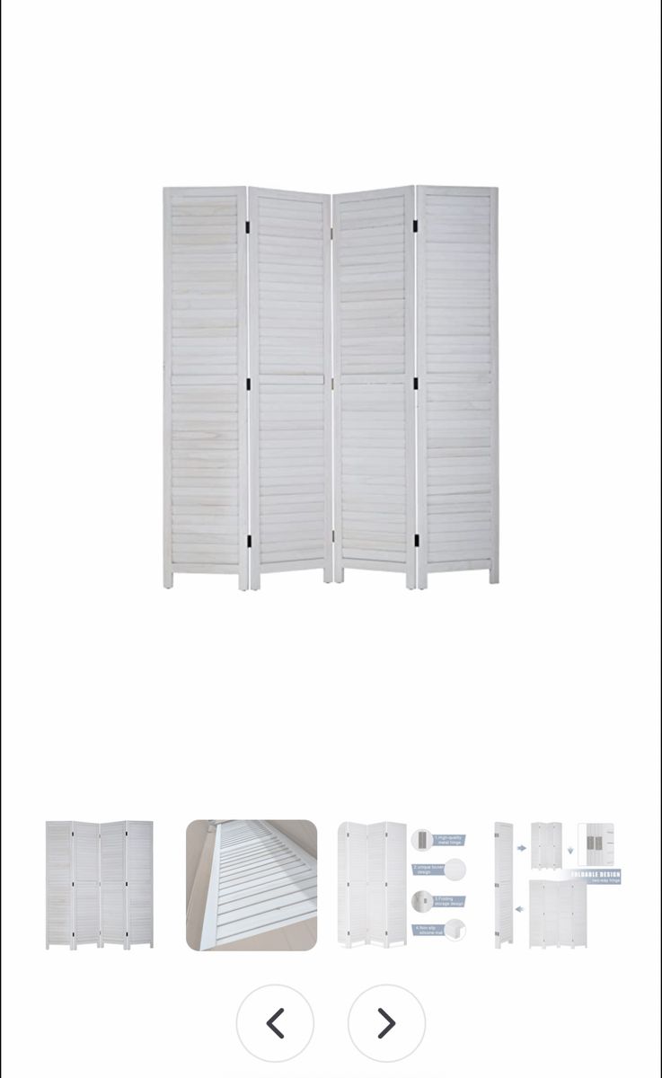 Wooden room divider