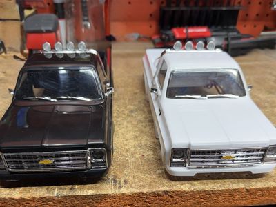 Two Traxxas TRX-4M Chevy K10 bodies only