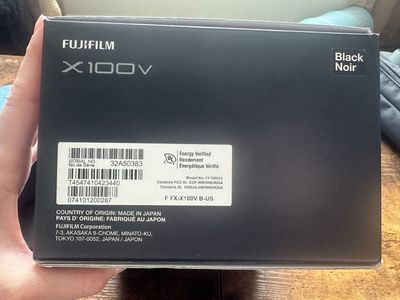 Fujifilm X100V Digital Camera Black with Accessories & Box