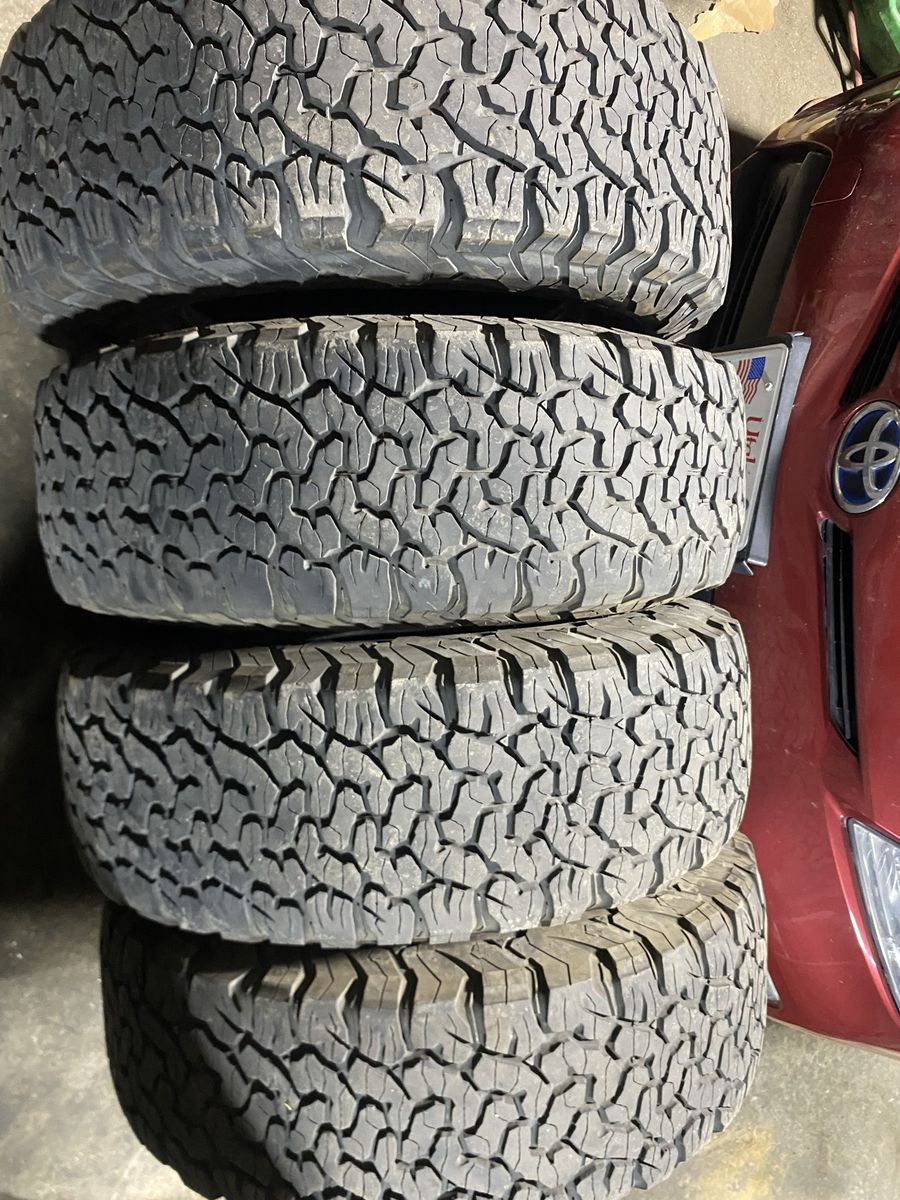 FULL SET BFGOODRICH LT265-70-17 ALL TERRAIN LOAD RANGE C FREE INSTAL BALANCE
