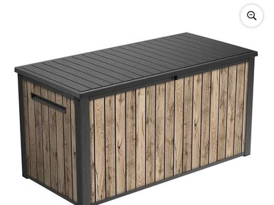 Keter 170G / 643L Outdoor Storage Box Deck Box Pine Design