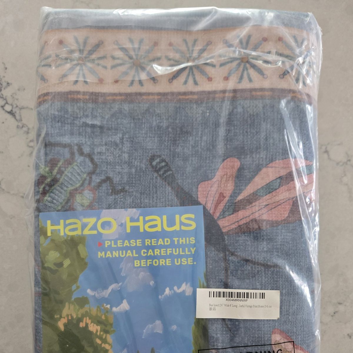 Hazo Haus Blue Insect Runner