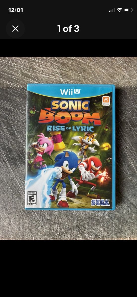 Sonic Boom Rise of Lyric (Nintendo Wii U,