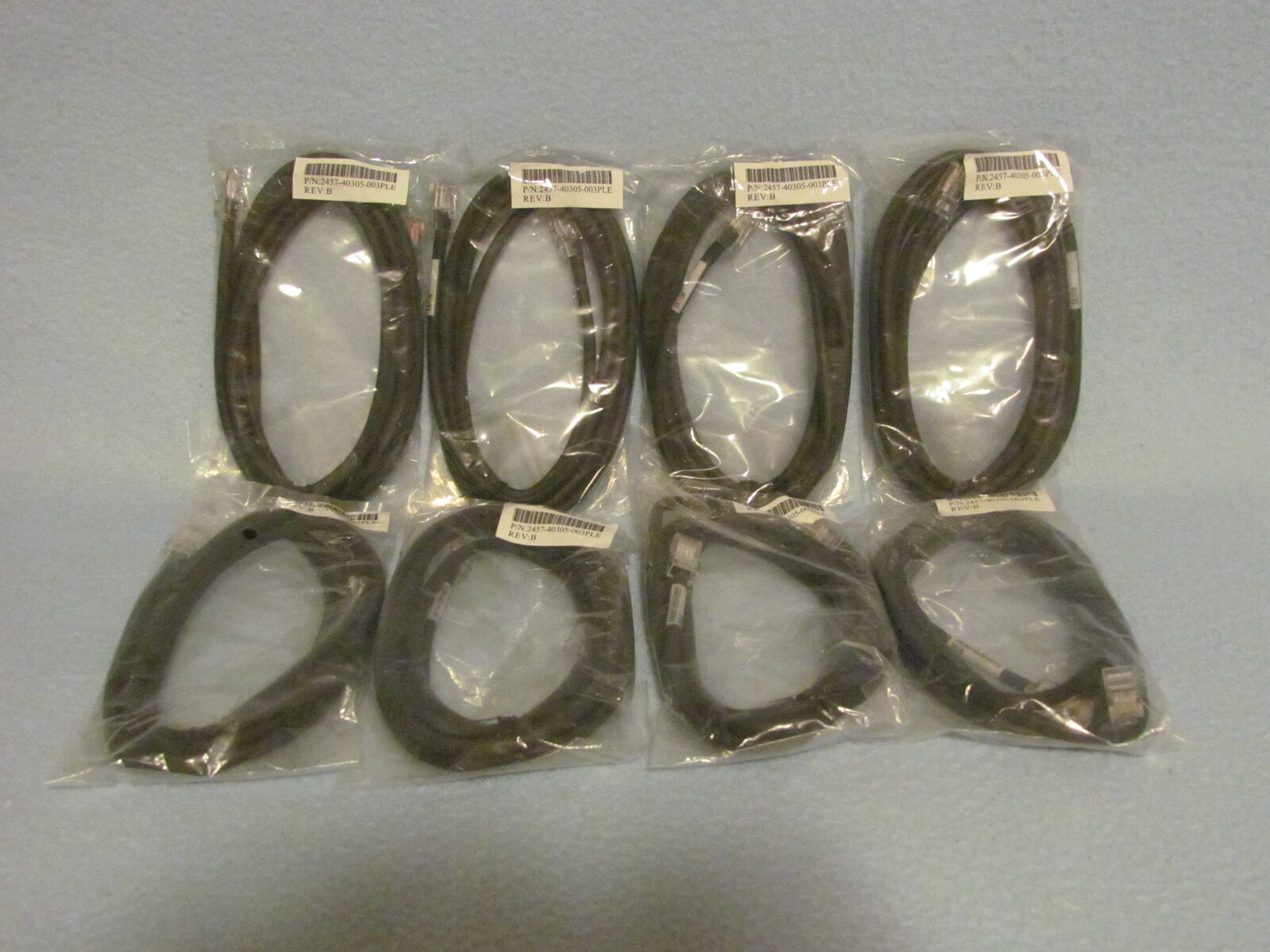 Lot of 8 Polycom 2457-40305-003PLE 6FT CAT5e Network Patch Cables