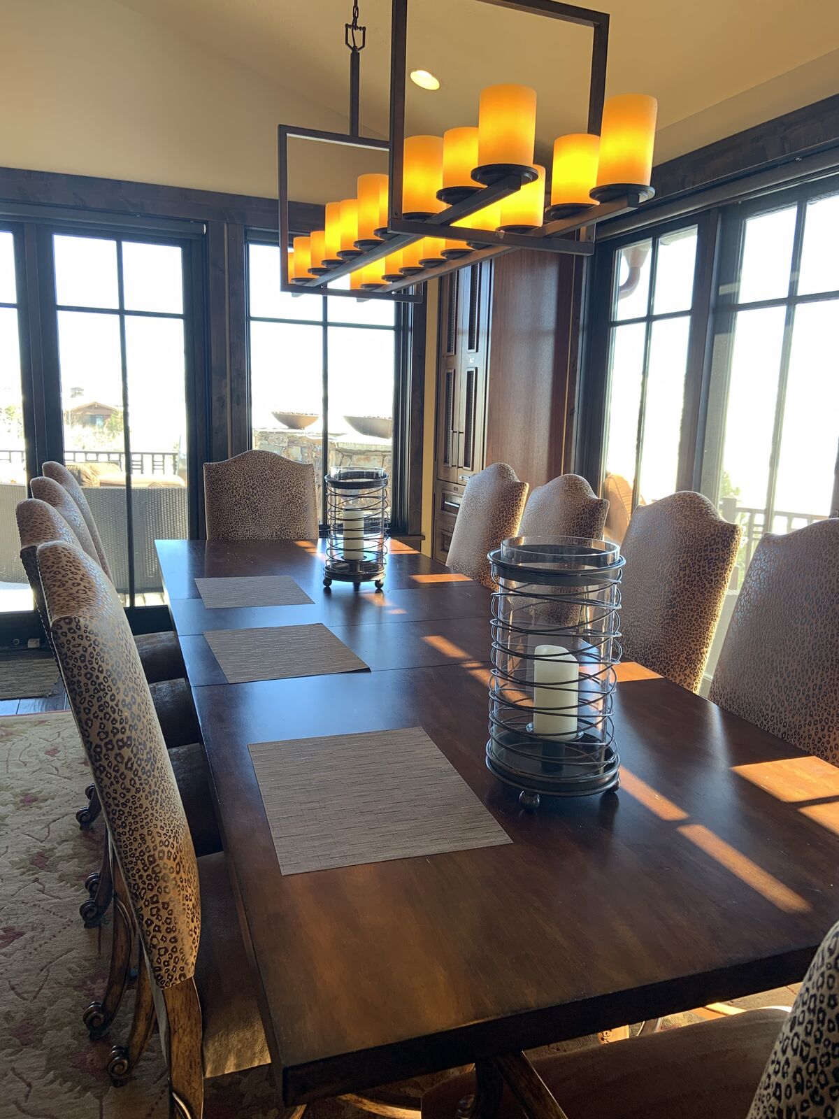 CandleAria Dakota 20-Light Bridge Chandelier