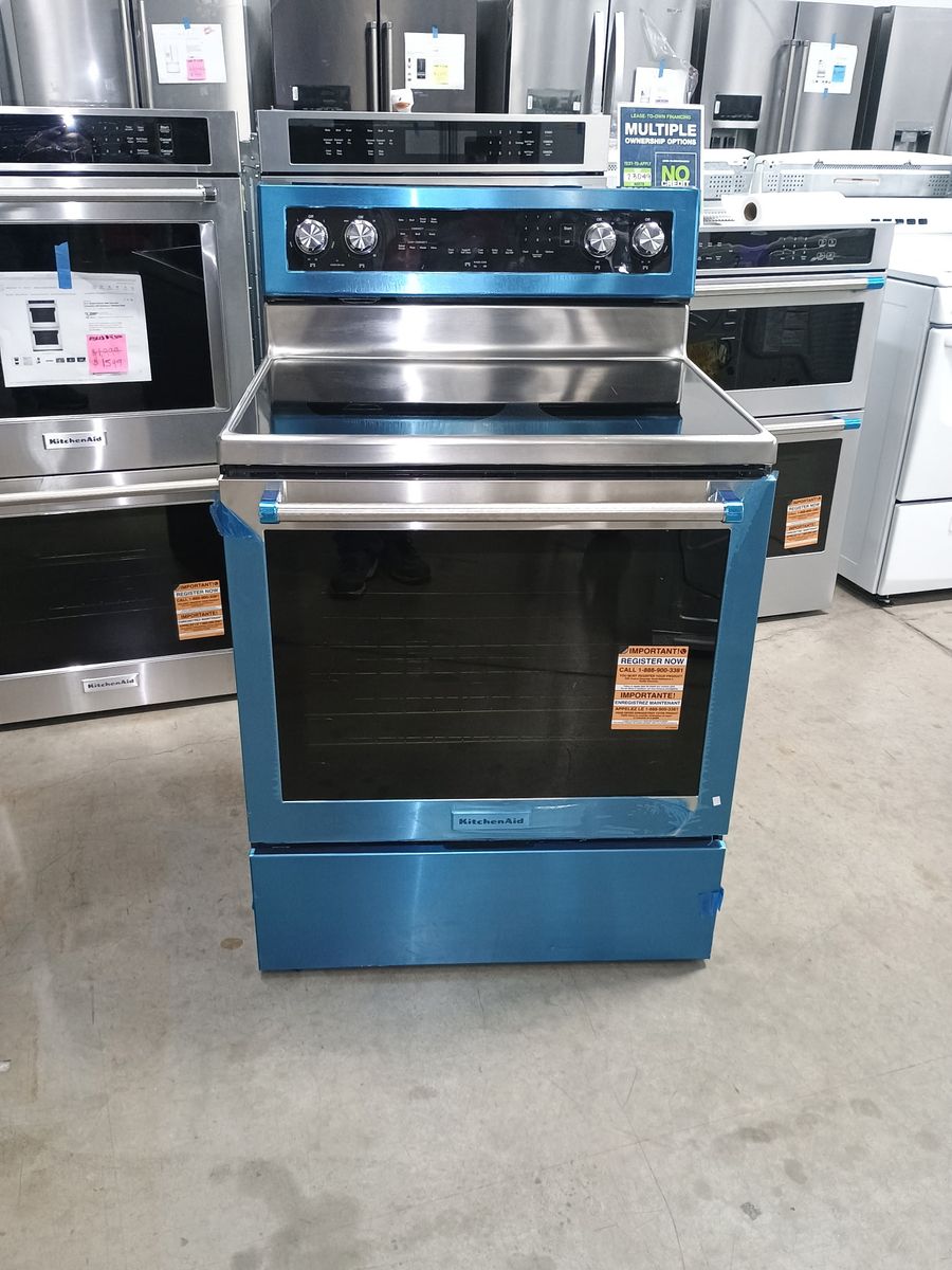 NEW KITCHENAID 5 BURNER GAS CONVECTION RANGE
