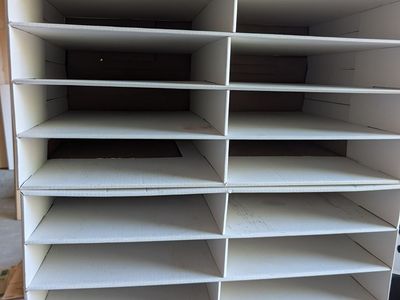 Paper filing cabinet - cardboard