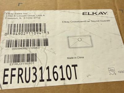 Elkay Stainless Steel Undermount Kitchen Sink
