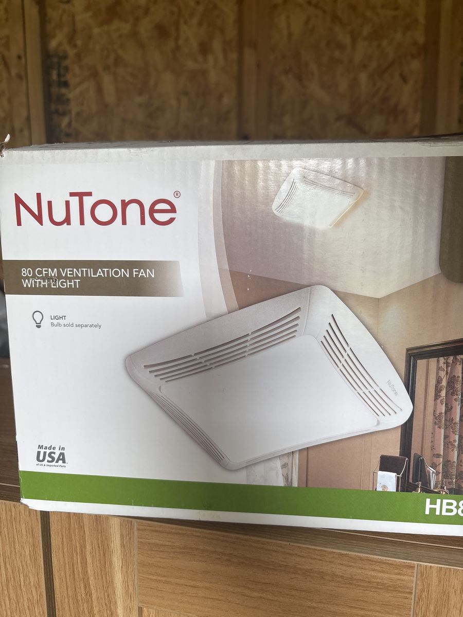 NuTone 80 CFM Ventilation Bath Fan with Light