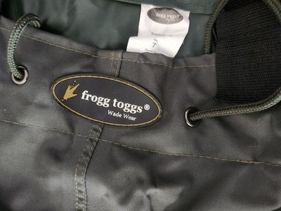 Frogg Toggs Wade Wear Bootfoot Fishing Waders Green Size 7