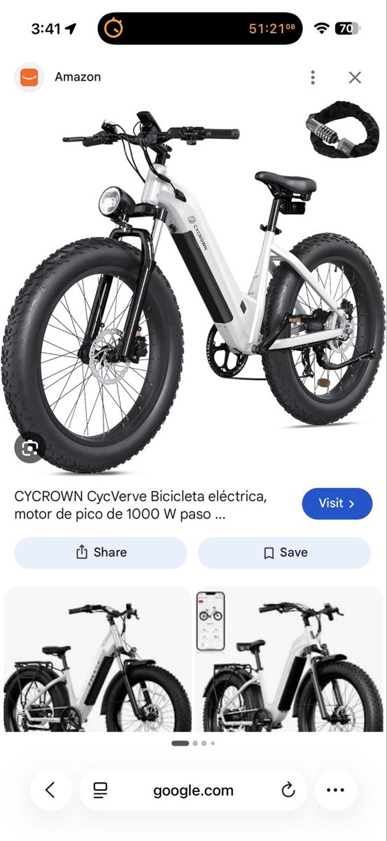 Cycrown Cycverve electric bike 