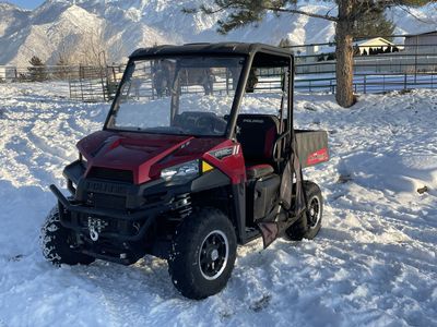 2010 Polaris ranger 4 X 4 With Plow.