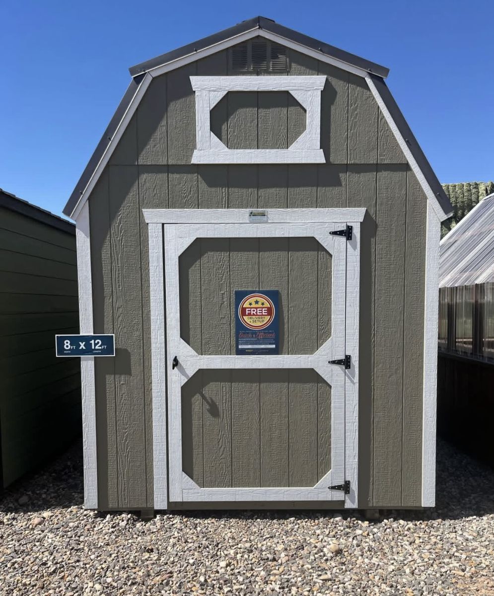 8x12 Lofted Shed