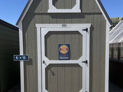 8x12 Lofted Shed