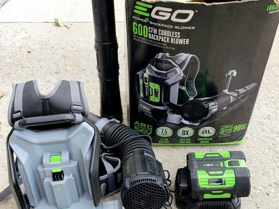 EGO LB6000 600 CFM Cordless 56V ARC Lithium-ion Backpack Blower w/ 7.5Ah Battery