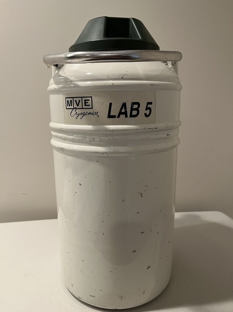 Liquid Nitrogen 5L Liter Dewar MVE Cryogenics Tank