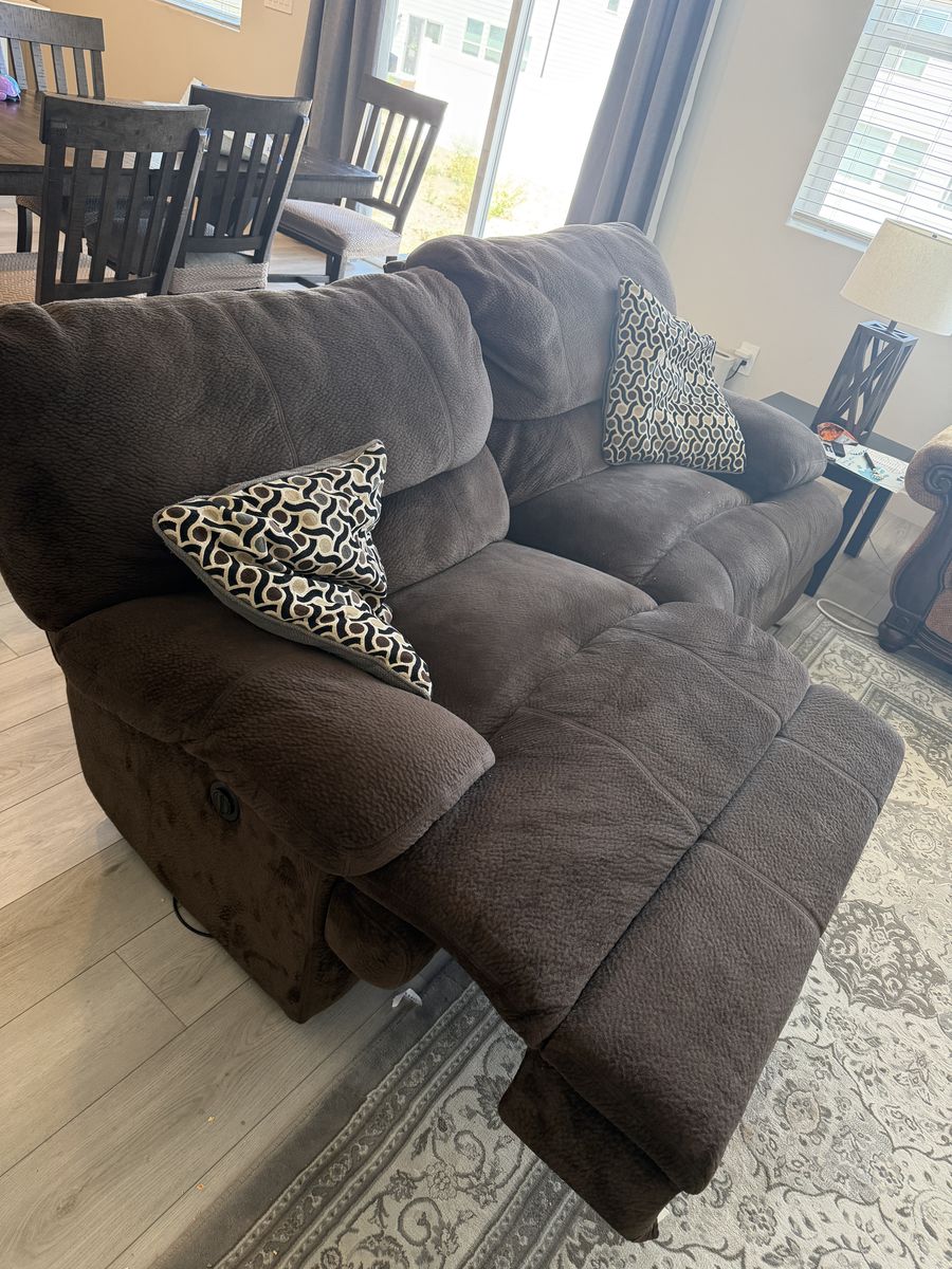 Brown Power Recliner