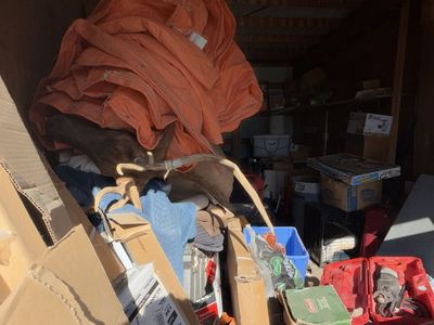 Storage unit auction. 3 units .