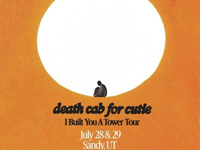 3 tickets - Death Cab for Cutie I Built You A Tower Tour Sandy, UT Concert Ticket July 29 - sold out lower bowl