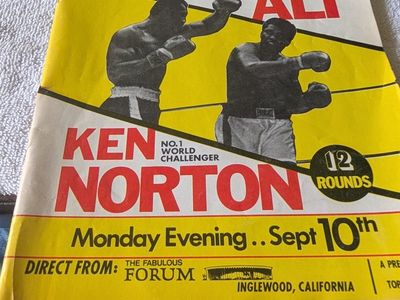 The Ring Magazine 1973 Muhammad Ali vs Ken Norton magazine
