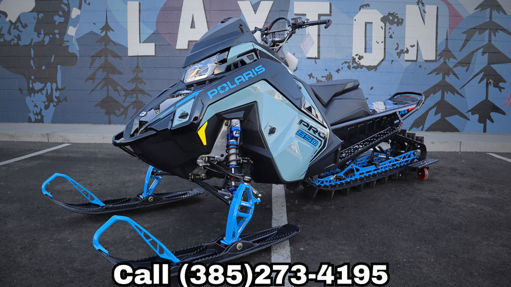 2026 Polaris® 850 PRO RMK 155 Hemlock Blue / Black / Velocity Blue