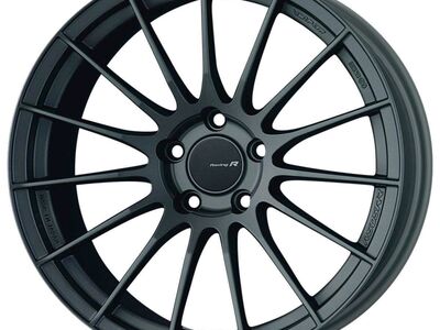 Enkei RS05RR Matte Gunmetal (single wheel) 18x9.5 +35 offset 5x114.3 Subaru WRX STI WRXSTi Enkei 484-895-6535GM