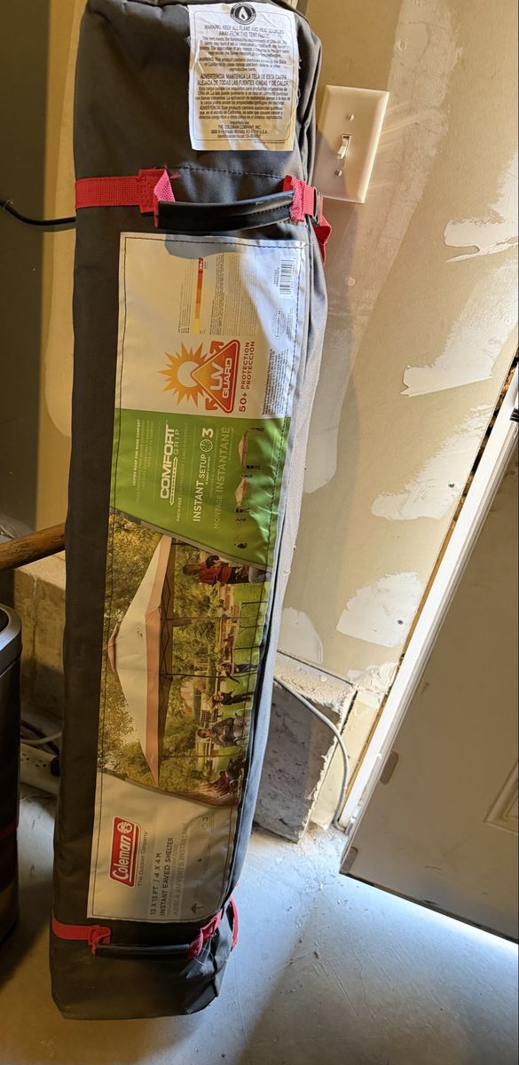 Coleman Evade 13'x13' Instant Eaved Shelter Canopy with UVGuard, Excellent Condition
