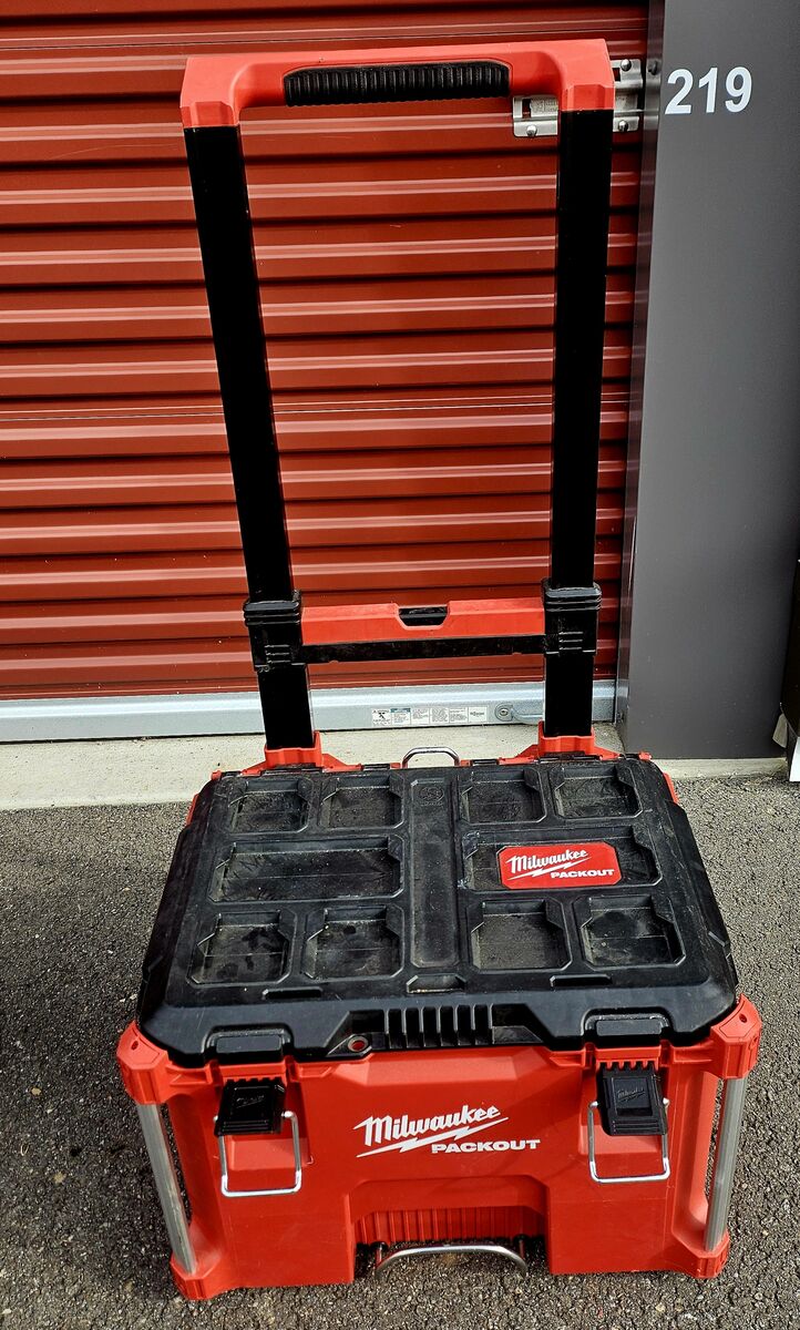 Milwaukee PACKOUT Rolling Tool Box 48-22-8426 - Heavy Duty Storage Case