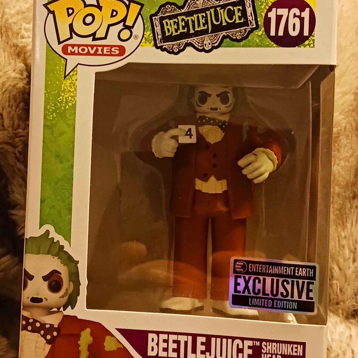 Beetlejuice! Shrunken Head Beetlejuice Funko Pop!