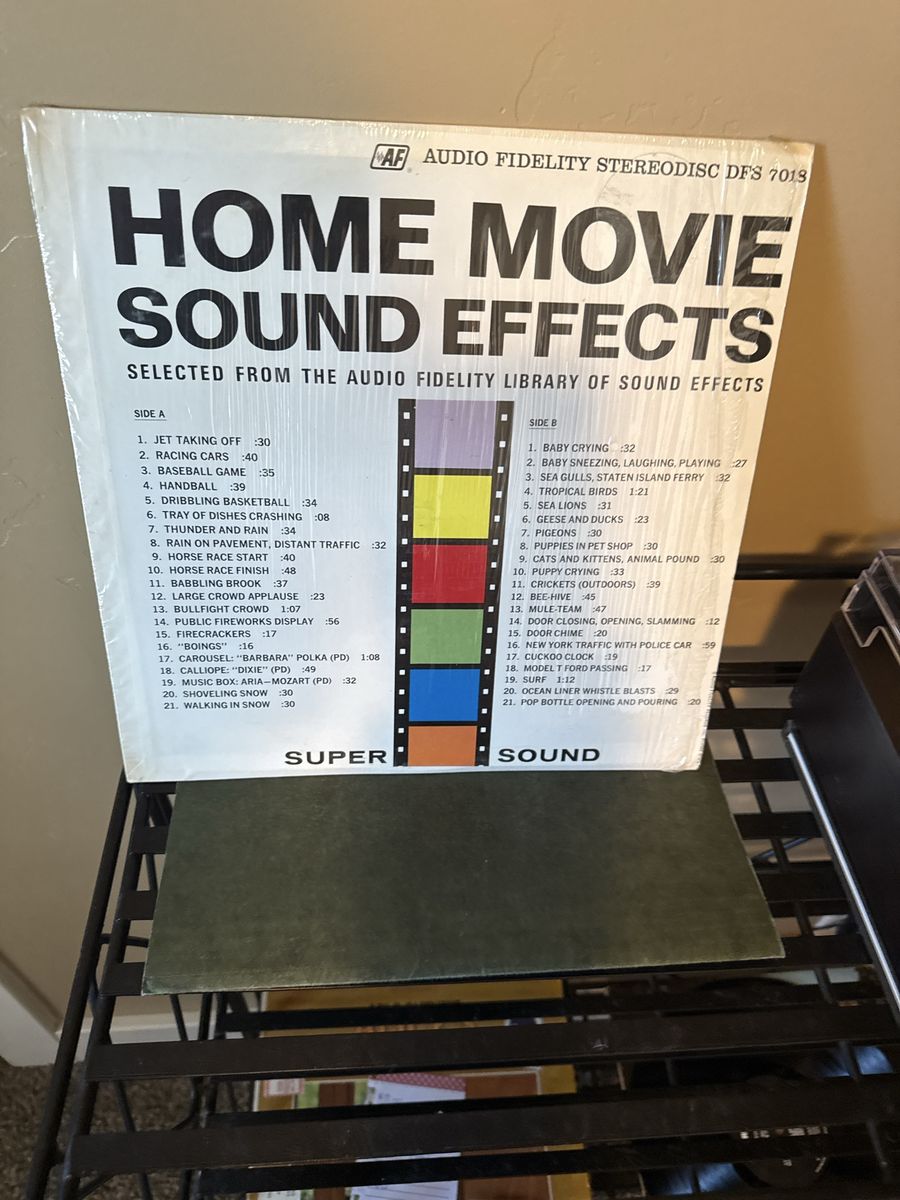 Audio Fidelity - Home Movie Sound Effects Vinyl LP (DFS 7013)