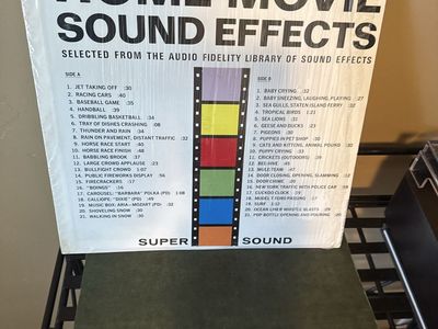 Audio Fidelity - Home Movie Sound Effects Vinyl LP (DFS 7013)