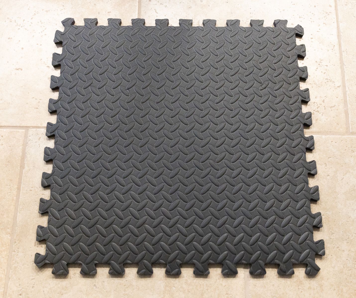 Sixteen 24"x24" Interlocking Exercise Mats