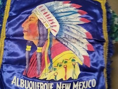 Vintage Souvenir Pillow Cover