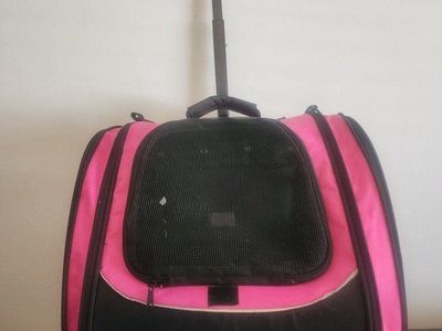 Pet Carrier Backpack with Wheels