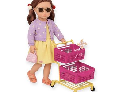 Our Generarion 18" Doll Shopping Cart Accessory