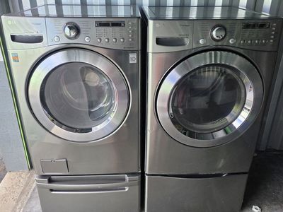 LG frontload steam washer & electric steam dryer