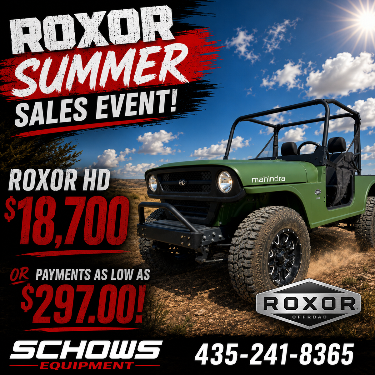 2026 MAHINDRA ROXOR HD