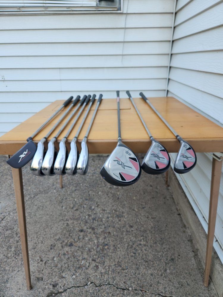 golf clubs, set, ti matrix xv,  ladies edition, rh, excellent condition
