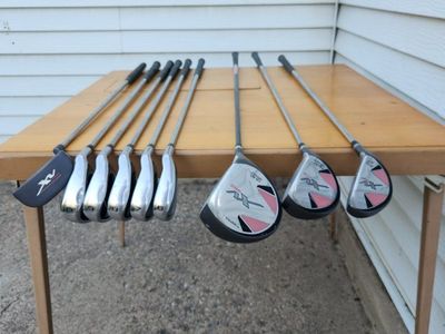 golf clubs, set, ti matrix xv, ladies edition, rh, excellent condition