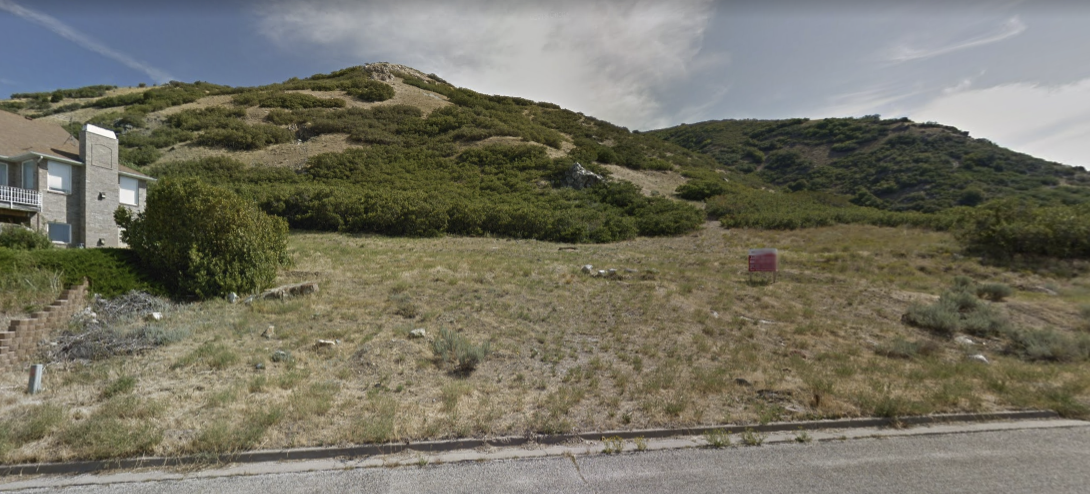 Rare East Bench building lot in Ogden