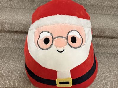 Squishmallows Holiday Santa Claus and Snowman Plush Toy Bundle Set