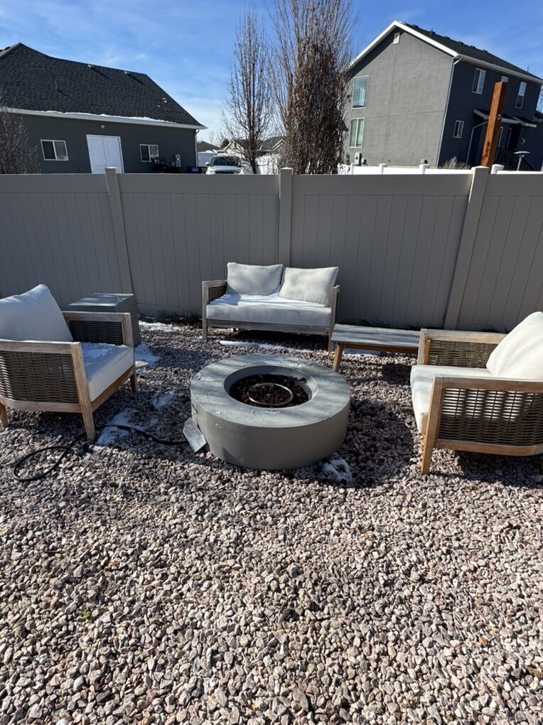 Outdoor Furniture/fire pit Set