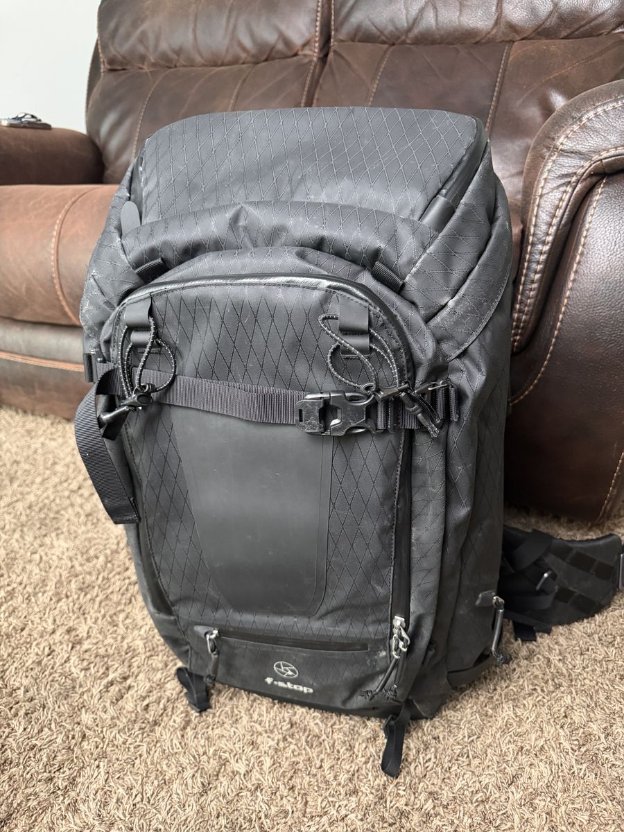 F-Stop Talopa 50L Backpack (Black) with 3 internal camera unit (ICU) inserts