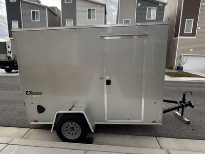 Cargo Express EX Series DLX Enclosed Cargo Trailer - Silver, Excellent Condition